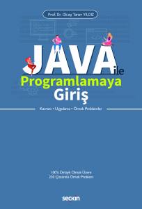 Java İle Programlamaya Giriş Kavram – Uygulama – Örnek Problemler