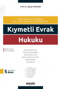 Kıymetli Evrak Hukuku