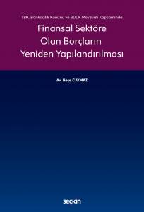 Finansal Sektöre Olan Borçların Yeniden Yapılandırılması