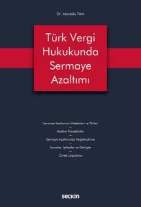 Türk Vergi Hukukunda Sermaye Azaltımı