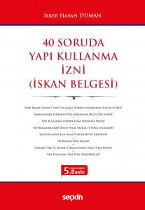 40 Soruda Yapı Kullanma İzni (İskan Belgesi)