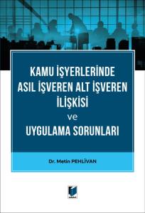 Kamu İşyerlerinde Asıl İşveren Alt İşveren İlişkisi Ve Uygulama Sorunları