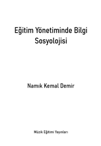 Eğitim Yönetiminde Bilgi Sosyolojisi