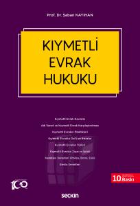 Kıymetli Evrak Hukuku