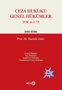 Ceza Hukuku Genel Hükümler TCK M.1-75