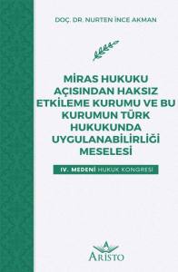 Mi̇ras Hukuku Açısından Haksız Etki̇leme Kurumu Ve Bu Kurumun Türk Hukukunda Uygulanabi̇li̇rli̇ği̇ Meselesi̇
