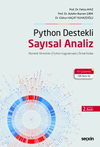 Python Destekli Sayısal Analiz N&uuml;merik Y&ouml;ntemler &brvbar; Python Uygulamaları &brvbar; &Ouml;rnek Kodlar