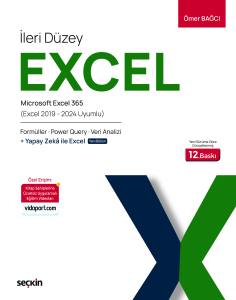 İleri D&uuml;zey Excel Microsoft Excel 365 &ndash; İleri D&uuml;zey Excel &middot; Form&uuml;ller &middot; Power Query Yapay Zek&acirc; &middot; Veri Analizi
